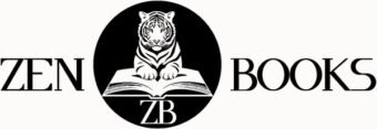 Logotipo de Zen Books: un tigre sobre un libro abierto